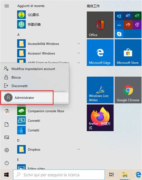 Abilitare laccount amministratore nascosto su Windows 10